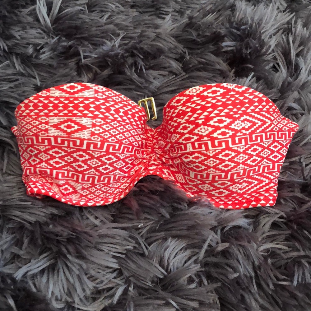 Red bikini top